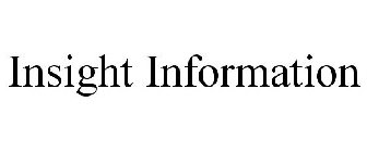 INSIGHT INFORMATION