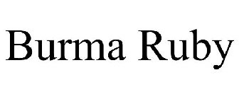 BURMA RUBY