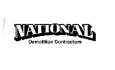 NATIONAL DEMOLITION CONTRACTORS