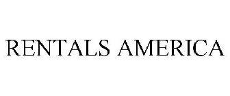 RENTALS AMERICA