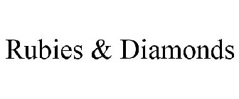 RUBIES + DIAMONDS