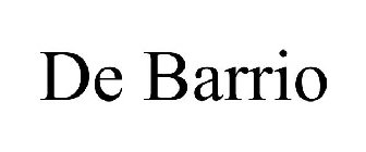 DE BARRIO