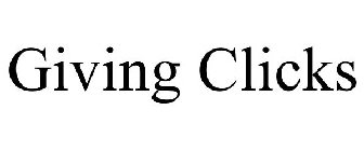 GIVING CLICKS