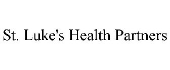 ST. LUKE'S HEALTH PARTNERS