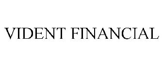 VIDENT FINANCIAL