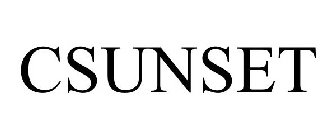 CSUNSET