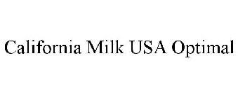 CALIFORNIA MILK USA OPTIMAL