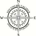 SOUTHERN CALIBER WHAT IS YOUR CALIBER? NESW NW NE SE SW