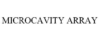 MICROCAVITY ARRAY