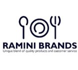 RAMINI BRANDS UNIQUE BLEND OF QUALITY PRODUCTS AND CUSTOMER SERVICEODUCTS AND CUSTOMER SERVICE