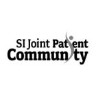 SI JOINT PATIENT COMMUNITY