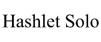 HASHLET SOLO