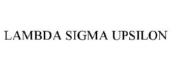 LAMBDA SIGMA UPSILON