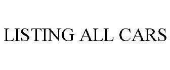 LISTING ALL CARS