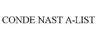 CONDE NAST A-LIST