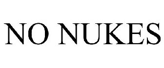 NO NUKES