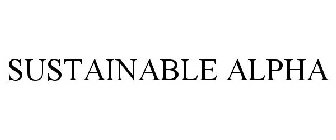 SUSTAINABLE ALPHA