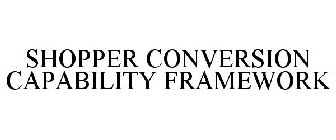 SHOPPER CONVERSION CAPABILITY FRAMEWORK