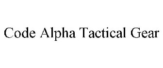 CODE ALPHA TACTICAL GEAR