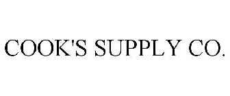 COOK'S SUPPLY CO.