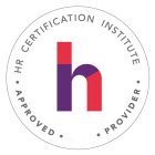 HR HR CERTIFICATION INSTITUTE APPROVED PROVIDER