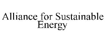 ALLIANCE FOR SUSTAINABLE ENERGY