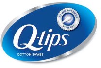 Q-TIPS COTTON SWABS THE MOST SOFT COTTON AT THE TIP