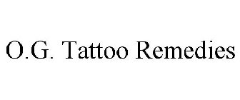 O.G. TATTOO REMEDIES