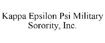 KAPPA EPSILON PSI MILITARY SORORITY, INC.