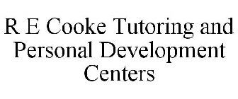 R E COOKE TUTORING AND PERSONAL DEVELOPMENT