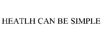 HEATLH CAN BE SIMPLE