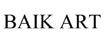 BAIK ART