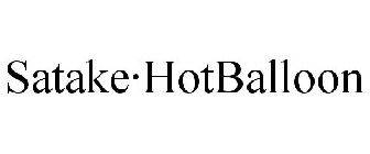 SATAKE·HOTBALLOON