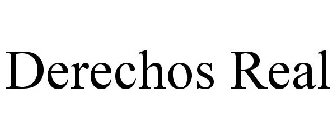 DERECHOS REAL