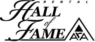 RENTAL HALL OF FAME ARA