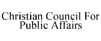 CHRISTIAN COUNCIL FOR PUBLIC AFFAIRS