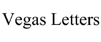 VEGAS LETTERS