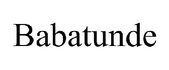 BABATUNDE