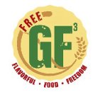 FREE GF3 FLAVORFUL · FOOD · FREEDOM