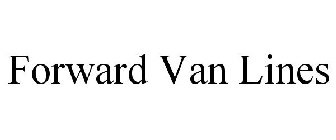 FORWARD VAN LINES