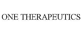 ONE THERAPEUTICS