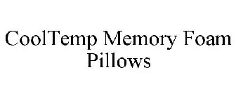 COOLTEMP MEMORY FOAM PILLOWS