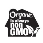 ORGANIC IS ALWAYS NON GMO