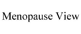 MENOPAUSE VIEW