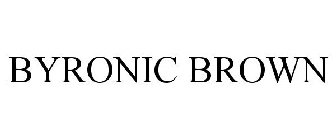 BYRONIC BROWN