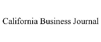 CALIFORNIA BUSINESS JOURNAL