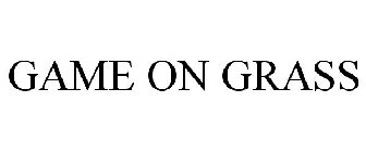 GAME ON GRASS