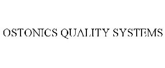 OSTONICS QUALITY SYSTEMS