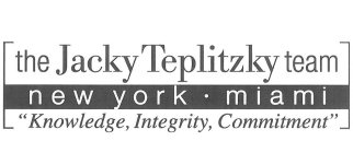 THE JACKY TEPLITZKY TEAM NEW YORK· MIAMI 
