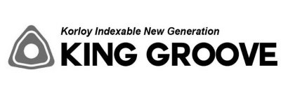 KORLOY INDEXABLE NEW GENERATION KING GROOVE